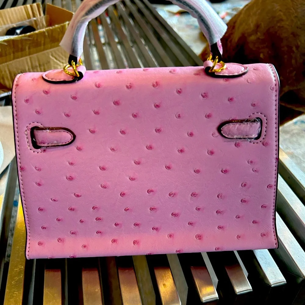 Pink Designer Handbag - Picture 2 of 7